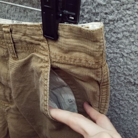 Vans Men's 30 Skull King Tan Cargo Shorts Pockets 100% Cotton 33" 11.5" 12.25" - Picture 3 of 14